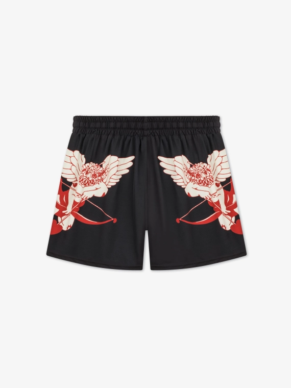 MANTO fight shorts TUFF LUV black