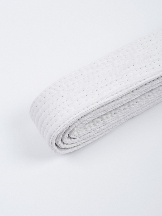 MANTO Kindergürtel BJJ TAG weiss