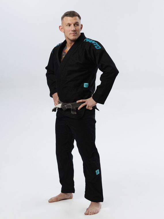 MANTO "X5" BJJ GI schwarz - türkis