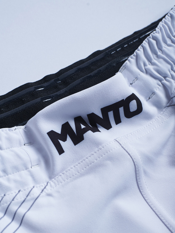 MANTO fight shorts FLOW weiss
