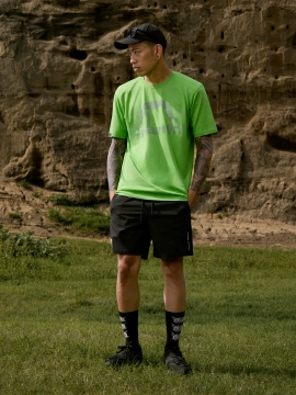 MANTO t-shirt VIBE 25 neon green-reflective