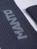 MANTO Socken LOGOTYPE 23 graphite