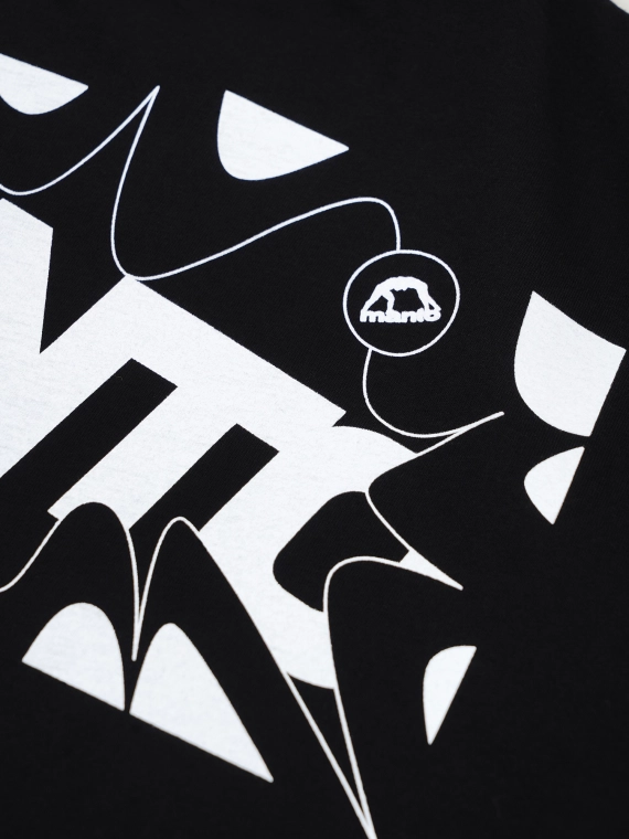 MANTO t-shirt BOOM   schwarz