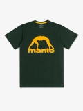 MANTO t-shirt VIBE 25 pine green-yellow