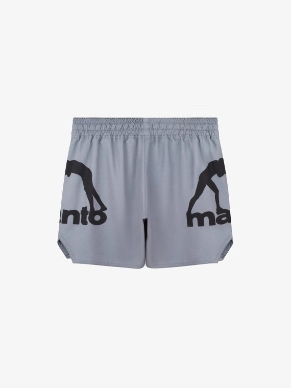 MANTO fight shorts LOGO DUAL grau