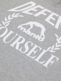 MANTO hoodie DEFEND heather gray