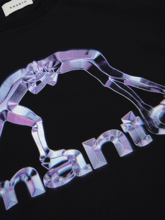 MANTO t-shirt MIRAGE black