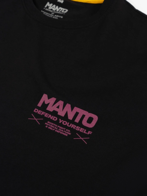 MANTO t-shirt KICKER black