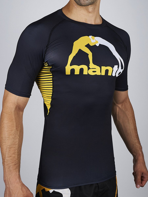 MANTO rashguard LOGO schwarz