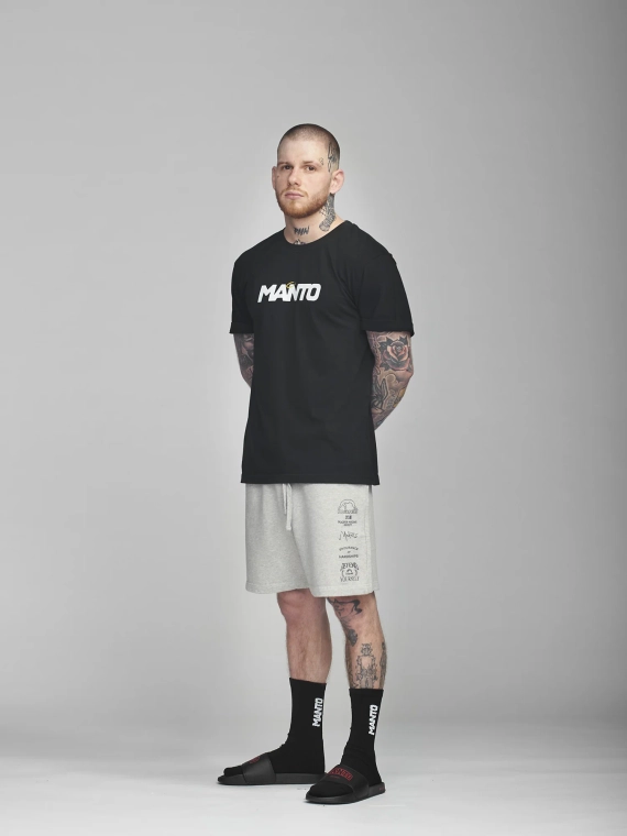 MANTO t-shirt ANGELS black