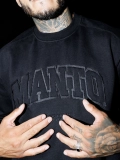 MANTO crewneck VARSITY black