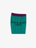 MANTO fight shorts SOCIETY green