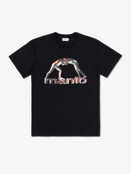 MANTO t-shirt METAL schwarz