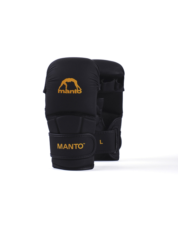 MANTO  Shooter handschuhe ESSENTIAL schwarz-orange  