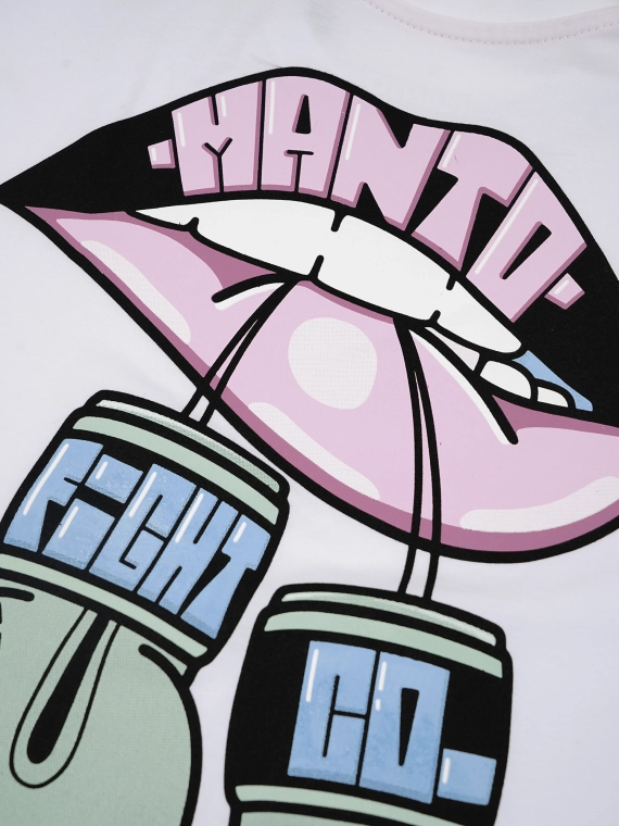 MANTO x KTOF t-shirt GLOVES white