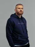 MANTO hoodie PEACEFUL VIOLENCE navy blue