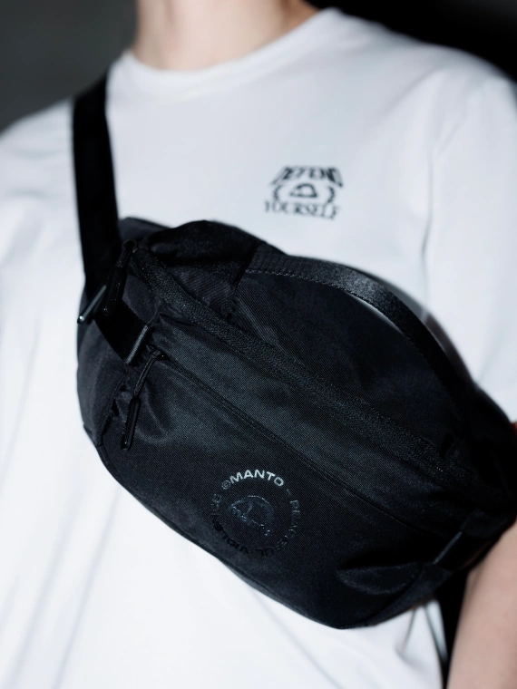MANTO waist bag CIRCLE black