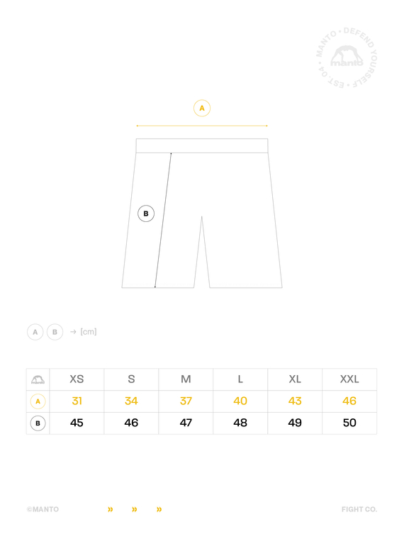 MANTO Baumwollshorts ICON schwarz