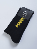MANTO socks LOGOTYPE 23 black 