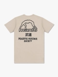 MANTO t-shirt SOCIETY 25 beige