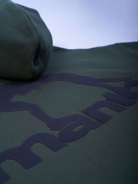 MANTO hoodie LABEL OVERSIZE khaki