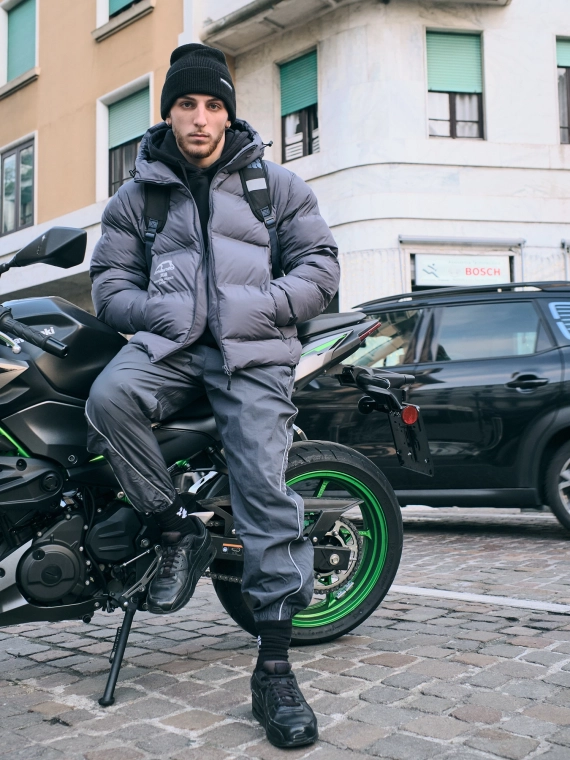 MANTO jacket SOCIETY navy graphite 