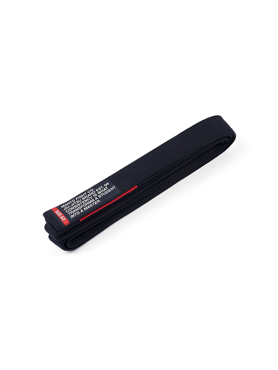 MANTO belt BJJ MOTTO black