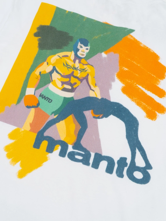 MANTO t-shirt LUCHADOR white