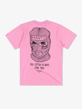 MANTO x KTOF t-shirt BALACLAVA pink