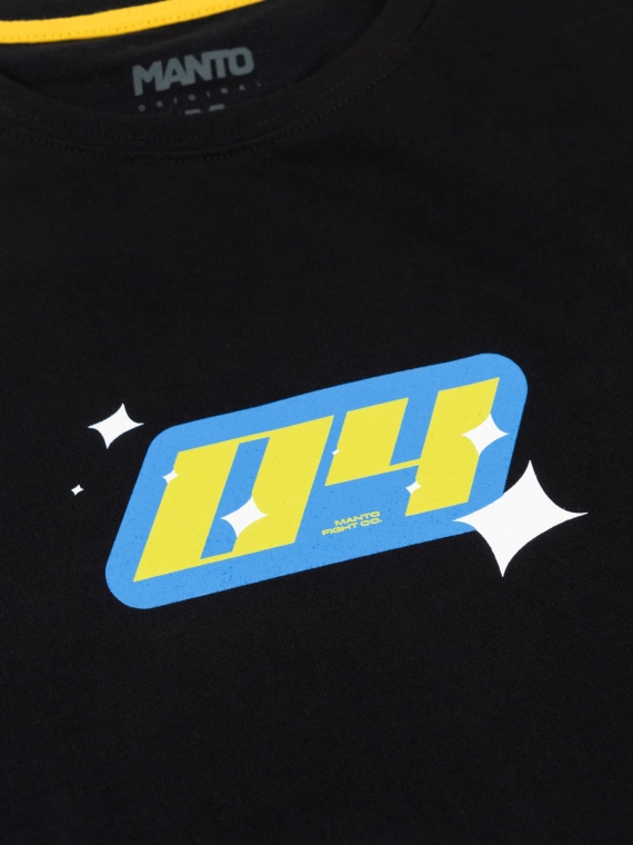 MANTO t-shirt RACING OVERSIZE schwarz