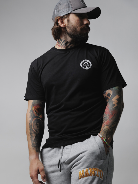 MANTO t-shirt XERO schwarz