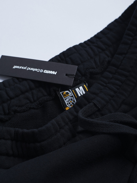 MANTO Baumwollshorts LABEL schwarz