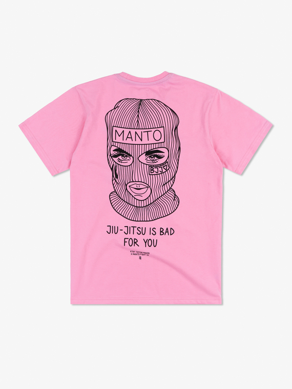 MANTO x KTOF t-shirt BALACLAVA pink