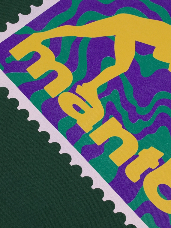 MANTO t-shirt STAMP 25 kieferngrün