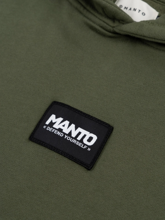 MANTO hoodie LABEL 25 OVERSIZE khaki