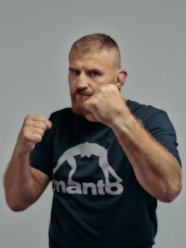 MANTO t-shirt VIBE 25 navy blue-grey