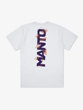 MANTO t-shirt VERTICAL white