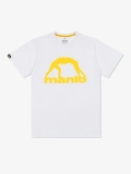 MANTO t-shirt VIBE 25 weiss-gelb