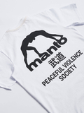 MANTO t-shirt SOCIETY white
