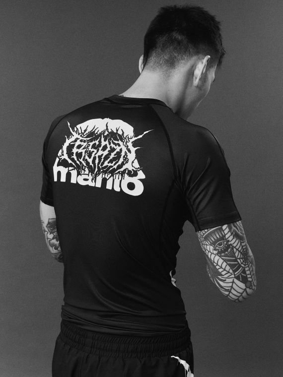 MANTO rashguard TREASURE ZONE black