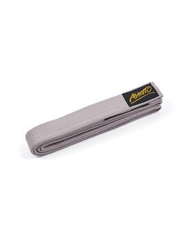 MANTO kids belt BJJ TAG gray