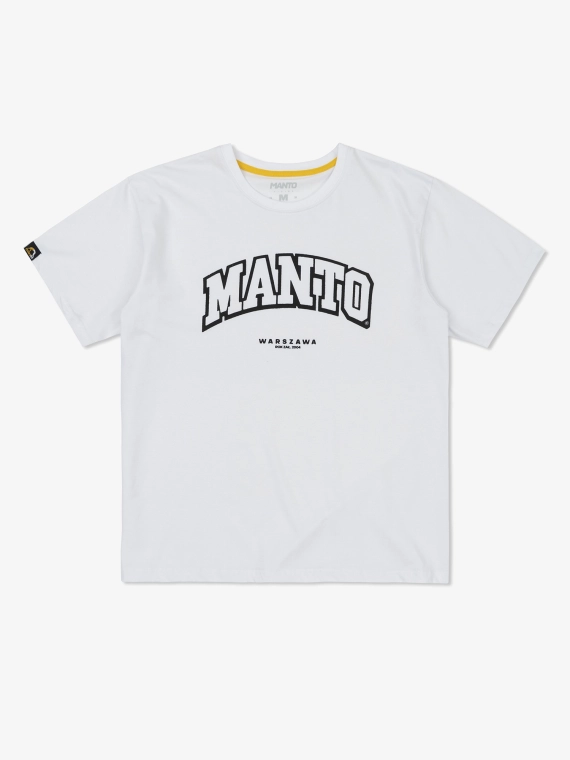 MANTO t-shirt WARSZAWA OVERSIZE  weiss