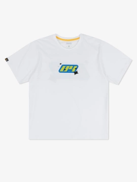 MANTO t-shirt RACING  OVERSIZE weiss