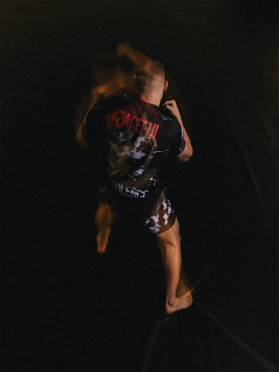 MANTO fight shorts ANGELS