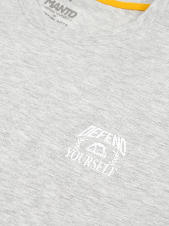MANTO t-shirt DEFEND 25 heather gray