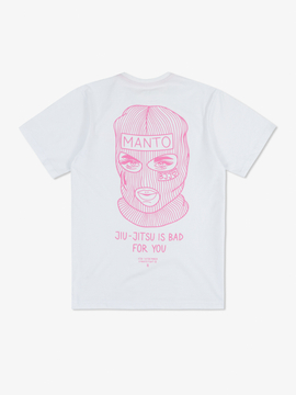 MANTO x KTOF t-shirt BALACLAVA white