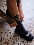 MANTO socks LOGOTYPE 23 graphite