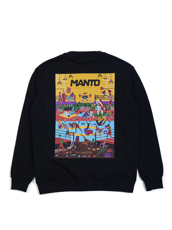 MANTO crewneck GYM 2.0 black