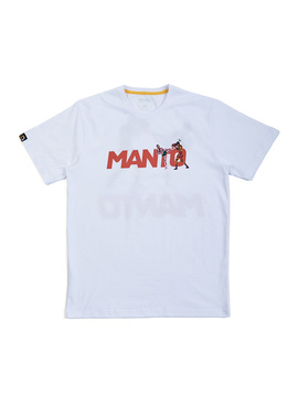 MANTO t-shirt  STRIKE GYM  2.0 white