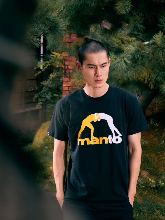 MANTO t-shirt LOGO black onyx